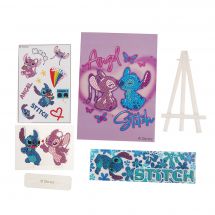 Kit de broderie Diamant enfant - Crystal Art D.I.Y - Coffret multi-activités Stitch