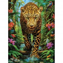 Puzzle  - Castorland - Léopard dans la jungle - 2000 pièces