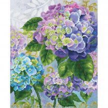 Kit de broderie Diamant - Diamond Dotz - Jardin d'hortensias