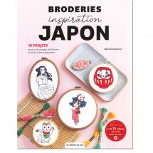 Livre - Les éditions de saxe - Broderies inspiration Japon