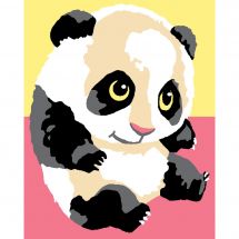 Kit de canevas pour enfant - Panda - Luc Créations