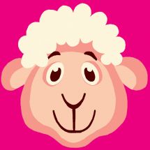 Kit de canevas pour enfant - Luc Créations - Mouton