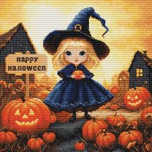 Kit broderie point de croix - Luca-S - Happy Halloween