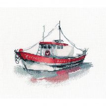 Kit broderie point de croix - Oven - Bateau 1