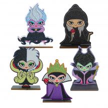 Figurine à diamanter - Crystal Art D.I.Y - Pack Sorcières de Disney