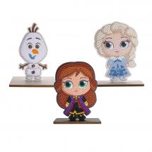 Figurine à diamanter - Crystal Art D.I.Y - Pack Reine des Neiges