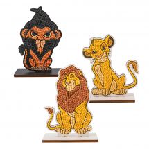 Figurine à diamanter - Crystal Art D.I.Y - Pack Roi Lion